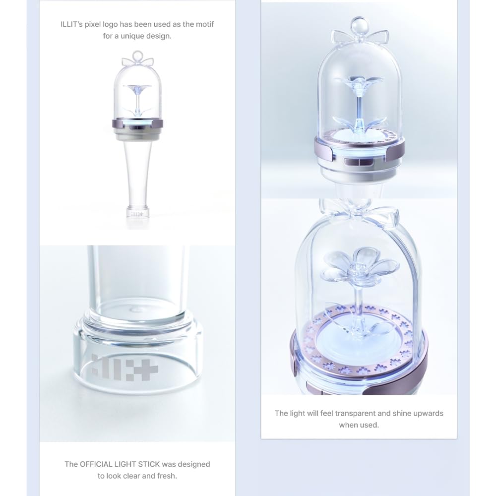 KPOP HEAVEN Illit dust bag protects the lightstick.