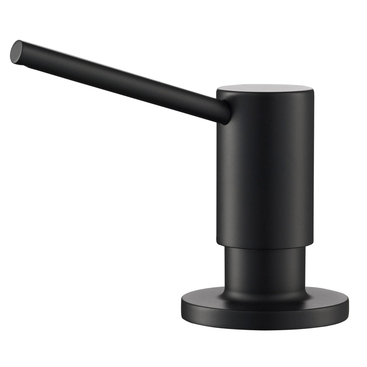 Kraus KSD-43MB matte black dispenser overview for a sleek sink setup