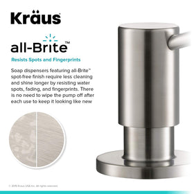Kraus KSD-43SFS spout rotation demonstrates full sink access and flexibility