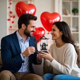 Kresecioo swing iron figurine evokes emotion and memory in a stylish display.