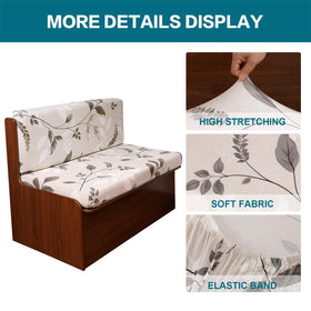 KRFOONN rv dinette cushion cover full-protection guards against spills and dirt during trips.