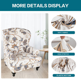 KRFOONN wingback chair cover provides full 360-degree protection.