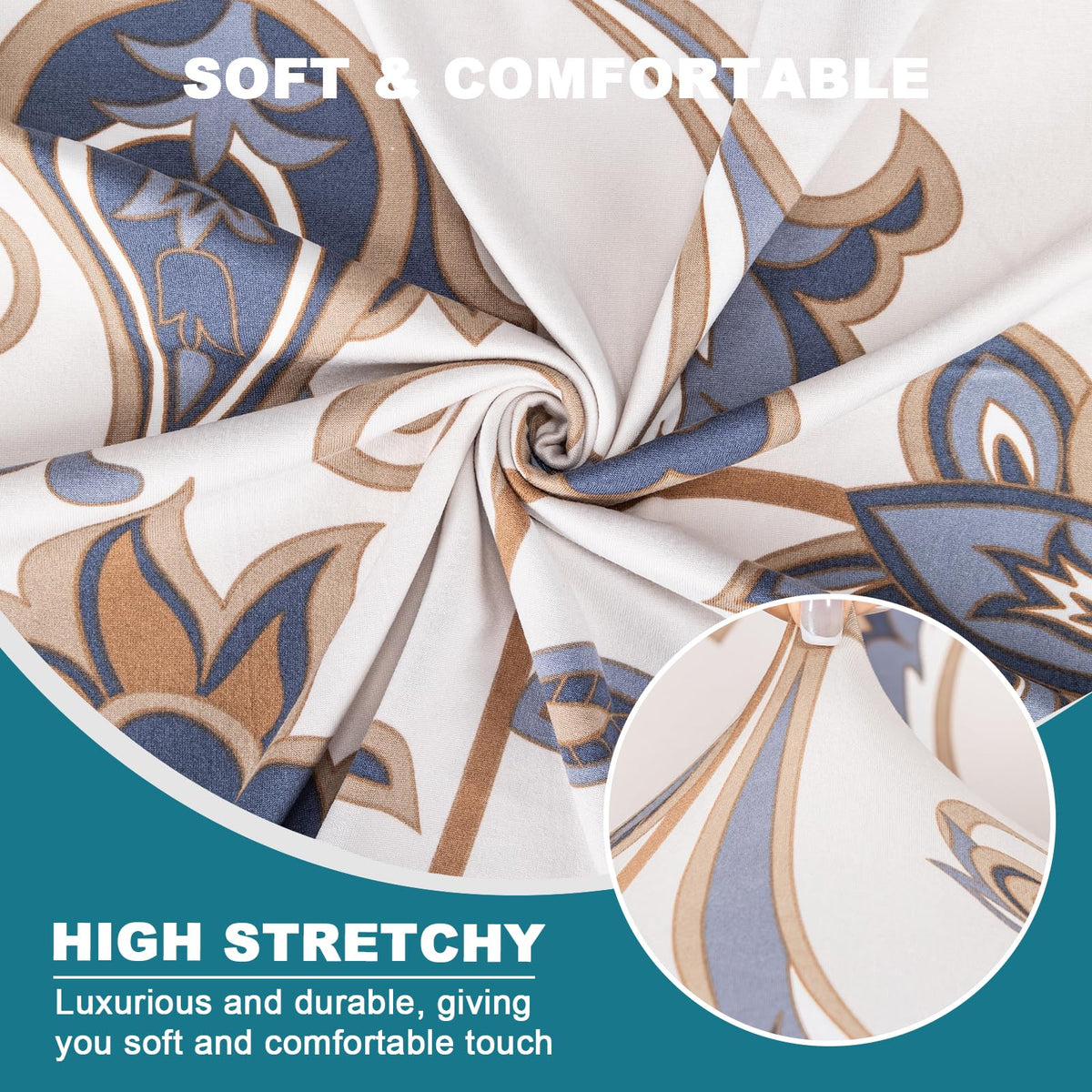 KRFOONN wrinkle-resistant fabric keeps chair appearance fresh.