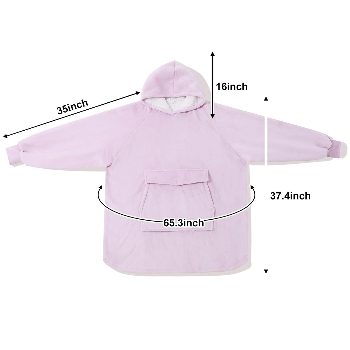 Krifey lavender color hoodie ready for comfy relaxation