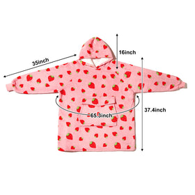 Krifey wearable blanket hoodie lifestyle setup perfect for relaxing movie nights.