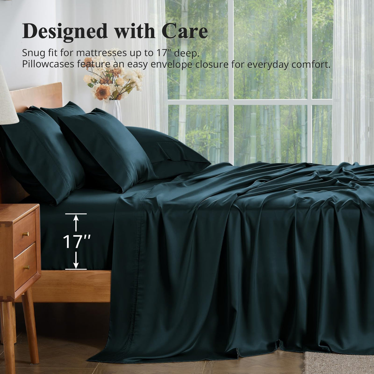 KRIMANO cooling breathable fabric helps hot sleepers stay comfortable through the night