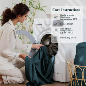KRIMANO easy-care bedding resists pilling and fading to extend softness