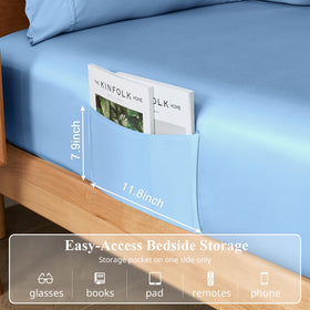 KRIMANO envelope pillowcases keep pillows neatly in place.