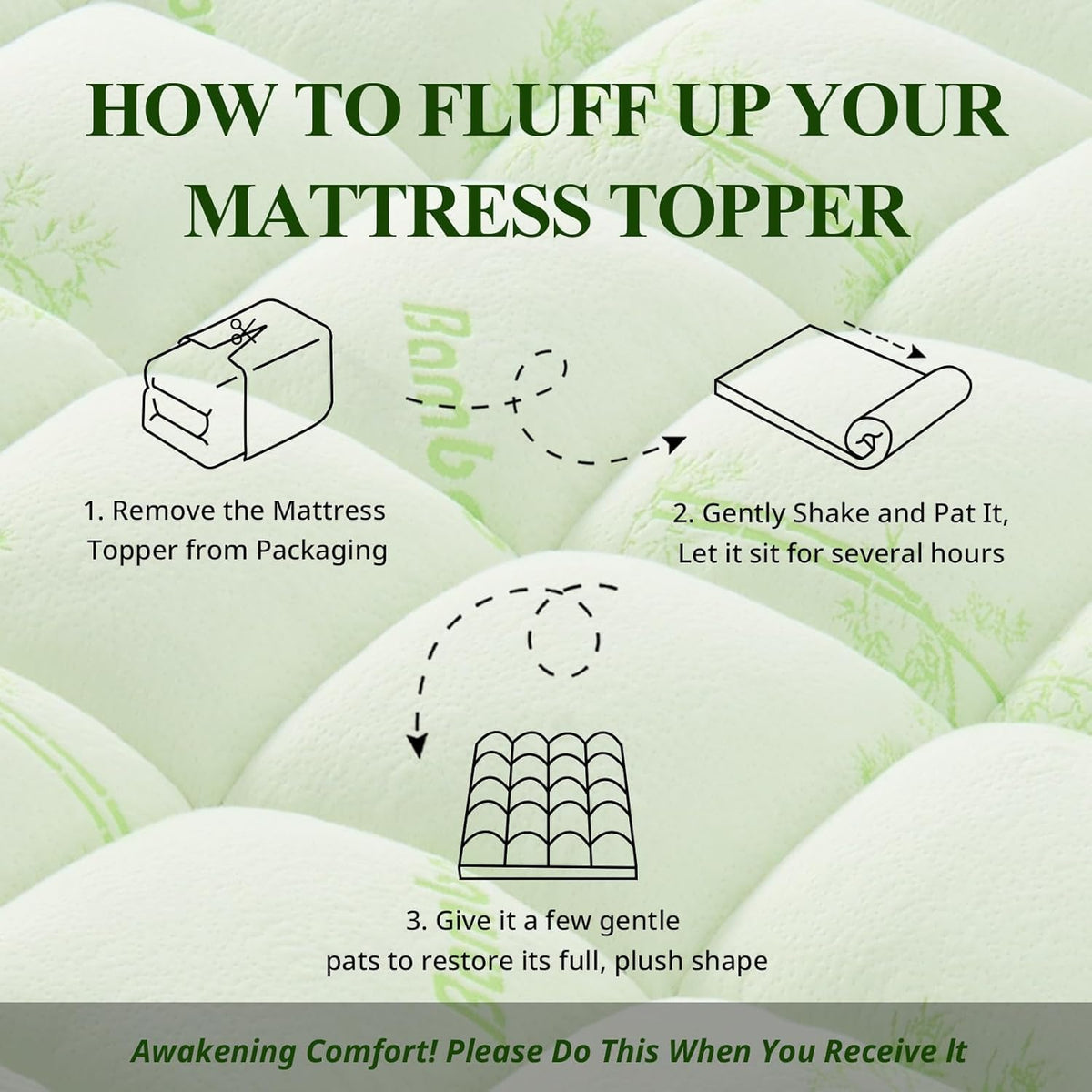 KRIMANO Queen size topper shown as a thoughtful gift for comfort lovers.