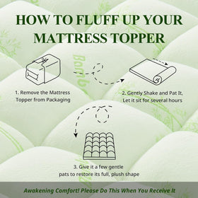 KRIMANO Queen size topper shown as a thoughtful gift for comfort lovers.