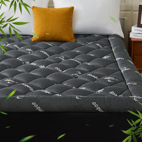 KRIMANO Queen Mattress Topper cloud loft enhances plush sleep and comfort