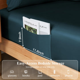 KRIMANO 360 elastic band keeps sheets wrinkle-free and secure.