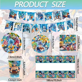 KROCEUS Dragon Ball plates 7inch ideal for kids' meals