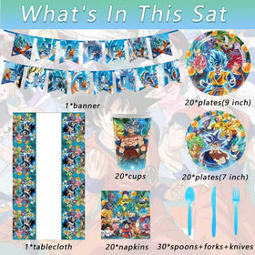 KROCEUS Dragon Ball plates 9inch elevate dining with vibrant characters