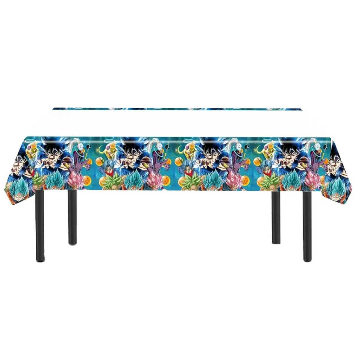 KROCEUS Dragon Ball tablecloth creates a coordinated party backdrop