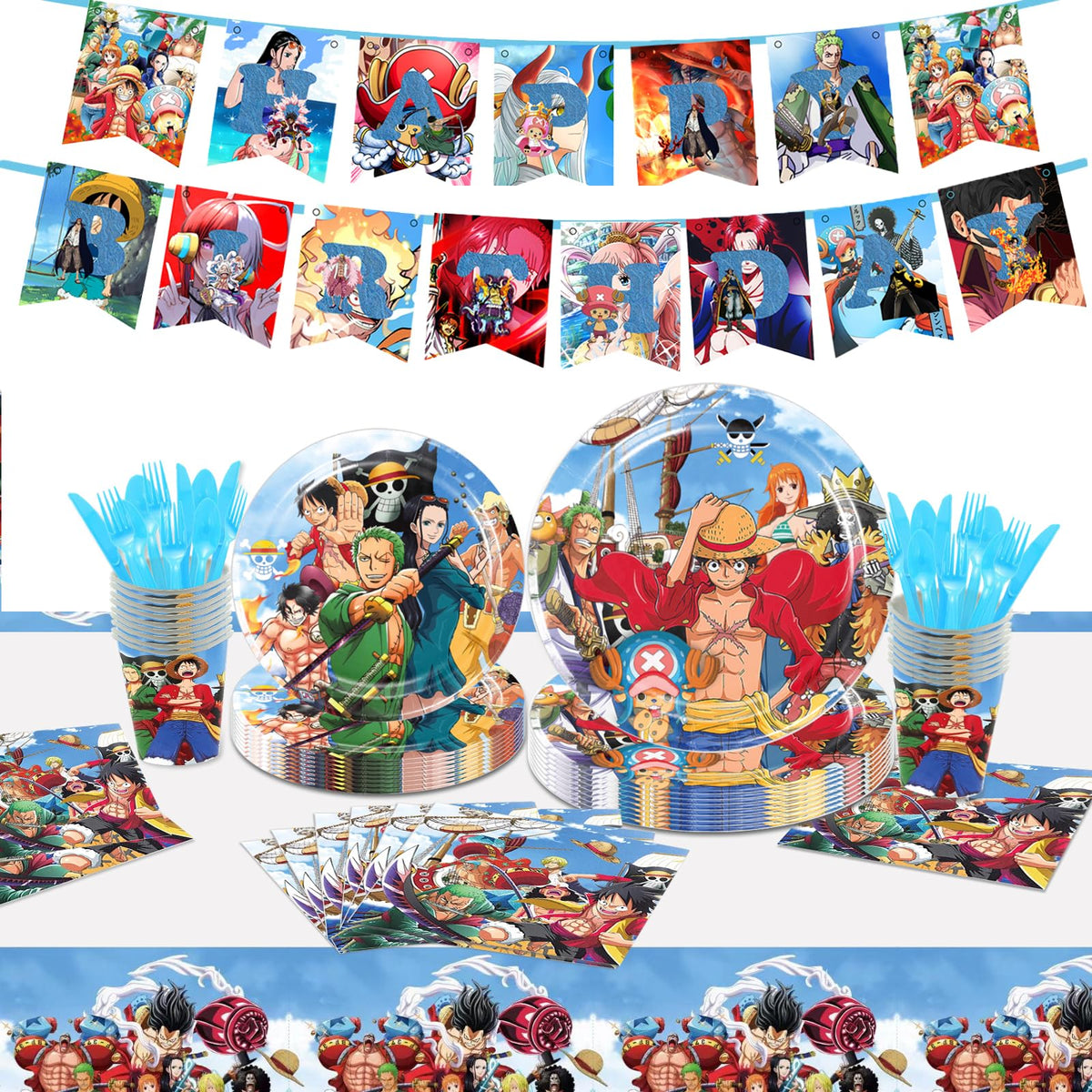 KROCEUS One Piece banner for vibrant party decor and memorable photos.