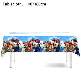 KROCEUS One Piece tablecloth and napkins create a cohesive ready-to-dine setup.