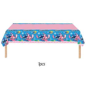 KROCEUS Stitch tablecloth with banner creates a ready backdrop.