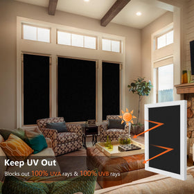 Kromapolis static cling window film is easy to remove without residue