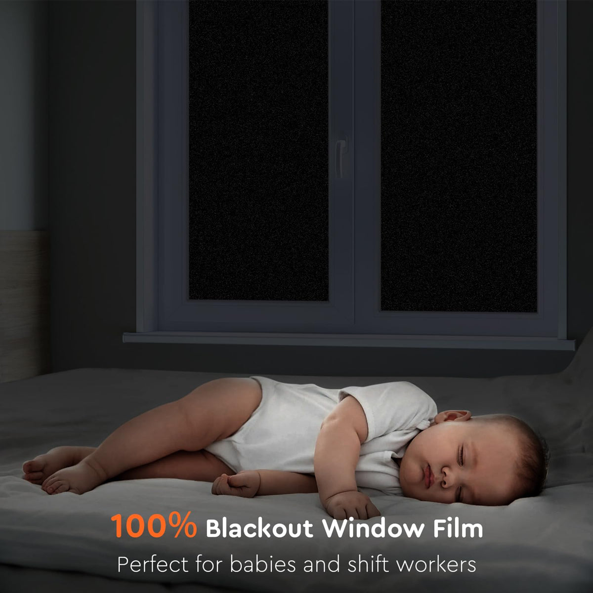 Kromapolis static cling window film allows easy removal with no sticky residue.