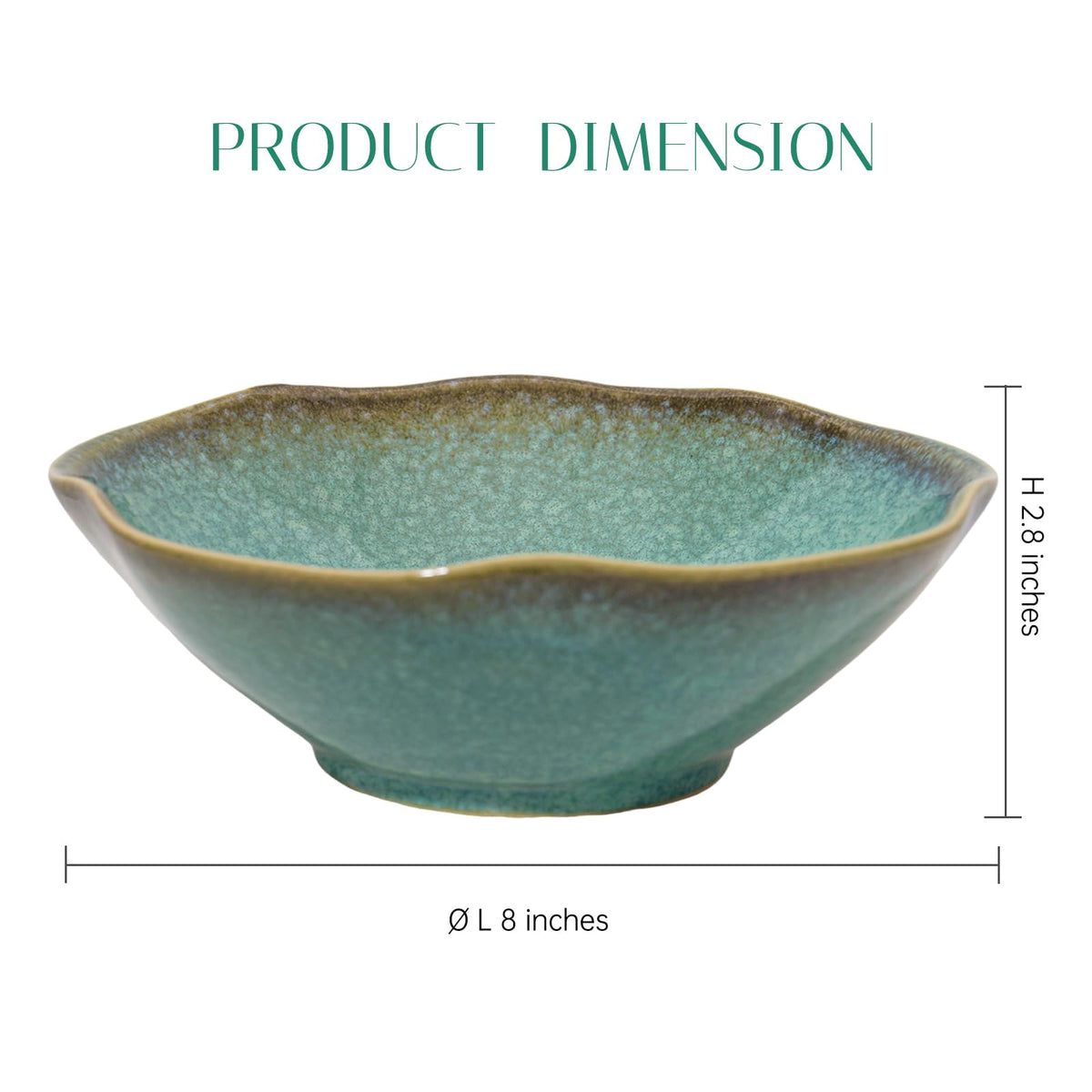 KROUJITY shelf display bowl showcases curves and glaze texture as a statement piece.
