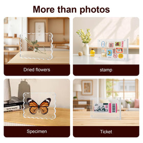 KRT clear acrylic with 0.7-inch thickness offers crystal-like transparency.