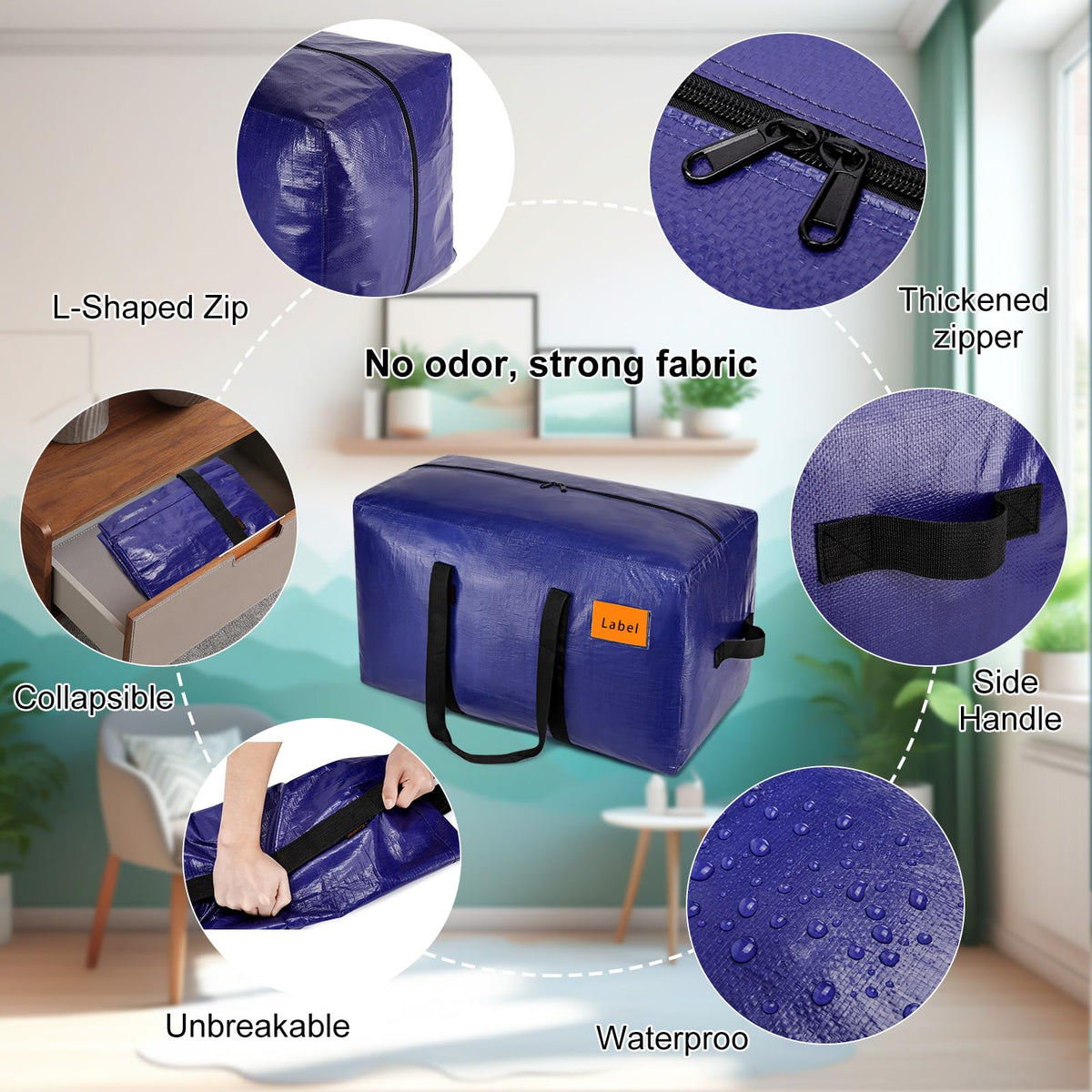 KRYSTY dual carrying options let you wear as a backpack or carry by hand.