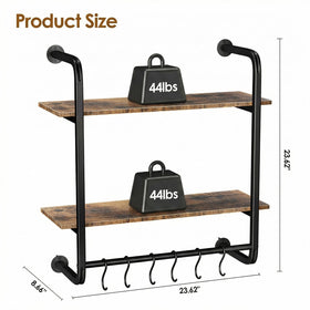 Kssiaz towel bar provides handy towel storage on any wall.