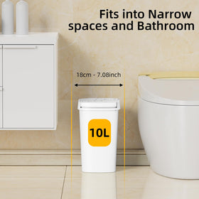 KSSKSS 3-pack bundle keeps spaces tidy with compact waste bins.
