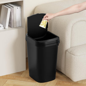 KSSKSS compact slim trash bin under sink saves space.