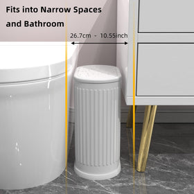 KSSKSS dog-proof trash can with pop-up lid for pet safety.
