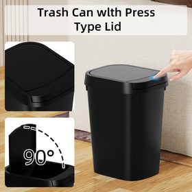 KSSKSS easy-clean matte finish trash bin is simple to wipe.