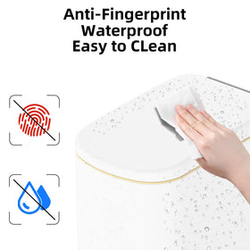 KSSKSS fingerprint-proof stainless steel finish resists smudges and looks polished.