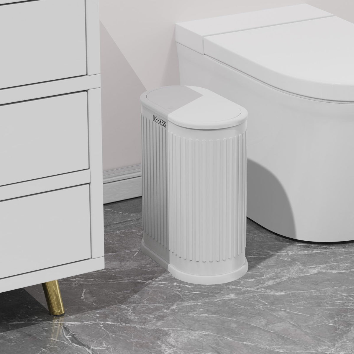 KSSKSS removable inner bucket for easy cleaning and waste disposal.