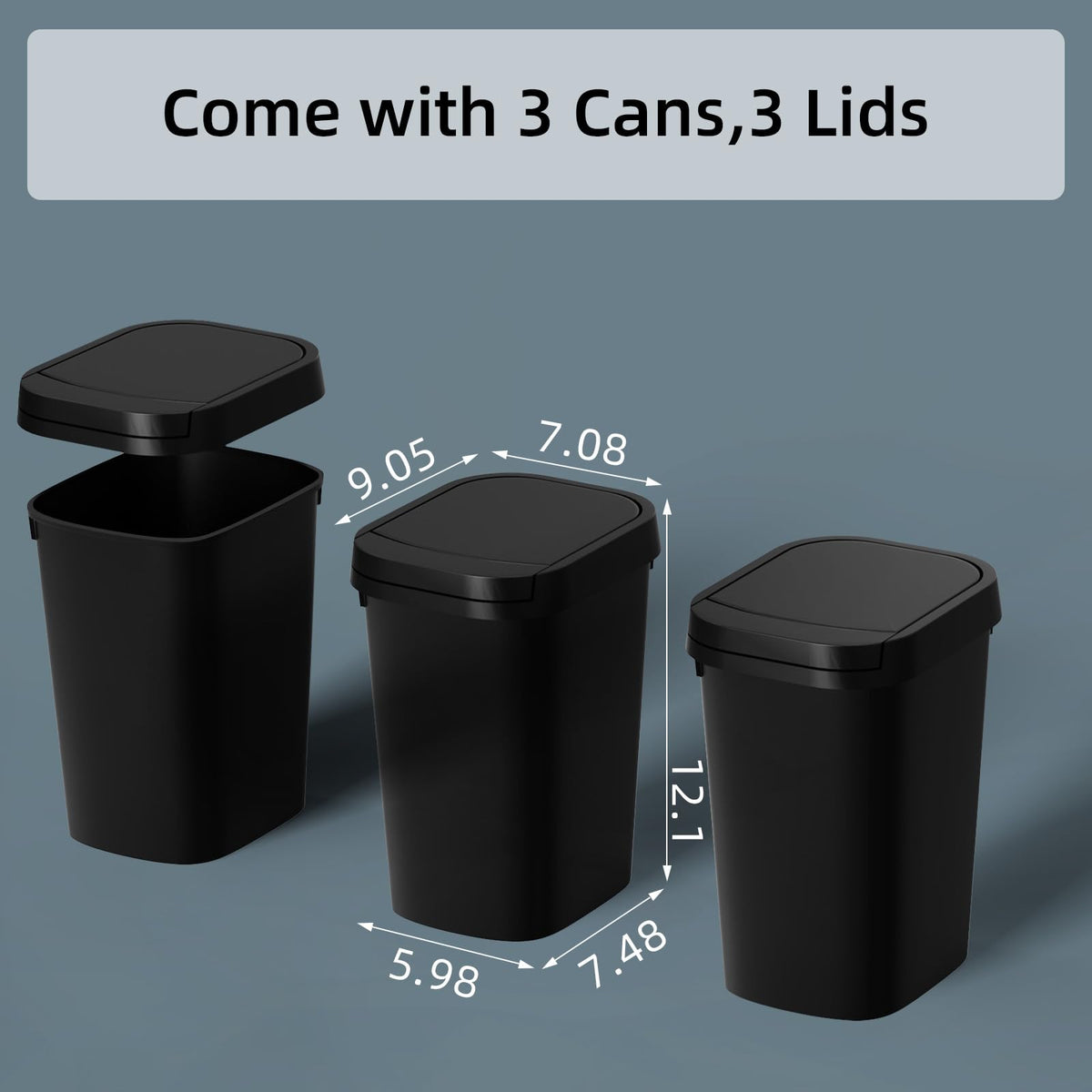 KSSKSS removable lid for thorough rinsing and bag changes.