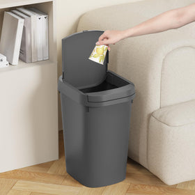 KSSKSS slim rectangular trash can fits narrow spaces and is easy to clean