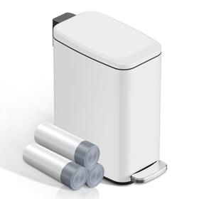 KSSKSS slim-design trash can fits tight spaces in bathroom or kitchen
