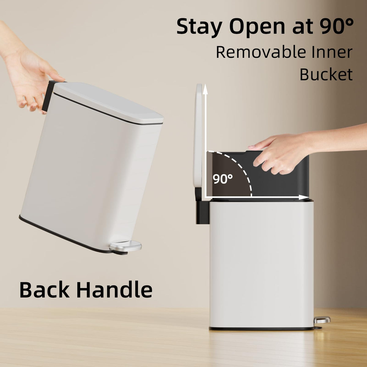 KSSKSS stainless steel finish resists fingerprints for a cleaner look