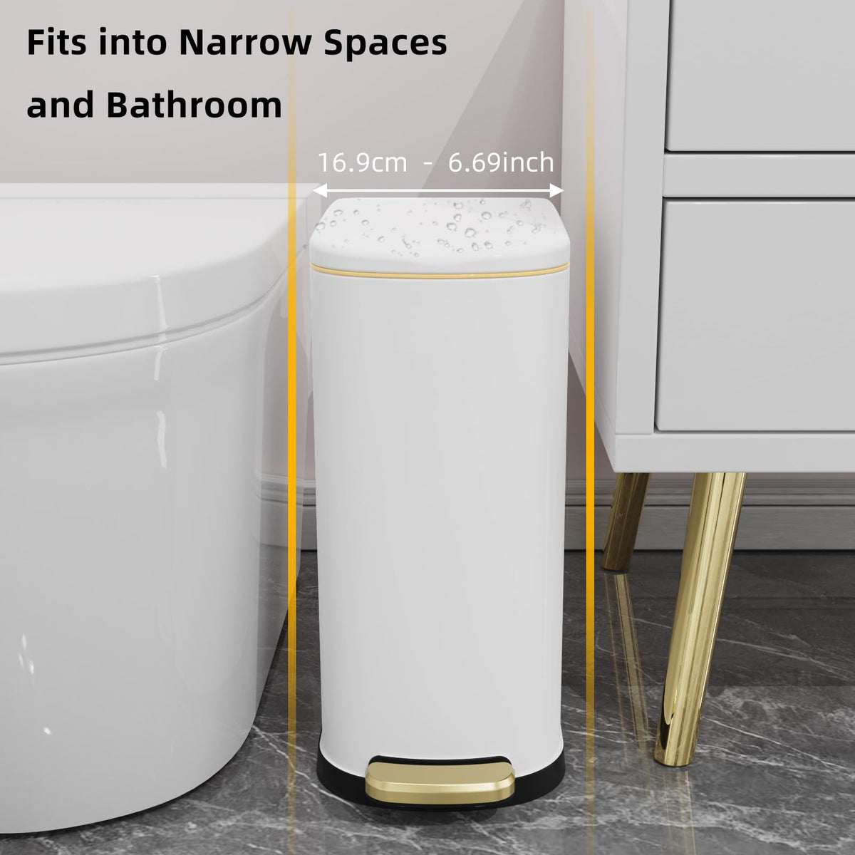 KSSKSS soft-close lid demonstrates quiet, smooth operation for bedrooms and baths.