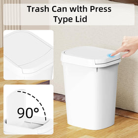KSSKSS versatile trash bin for bedroom, office, or kitchen use.