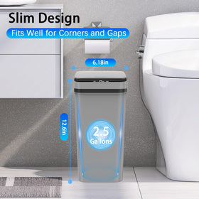Kssvzz infrared motion sensor opens hands-free for quick disposal.