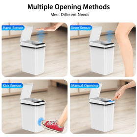 Kssvzz slim 2.5-gallon bin fits tight spaces under sinks.