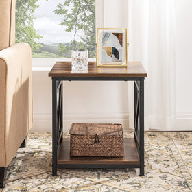 KSWIN end table placed beside bed as a compact bedside companion