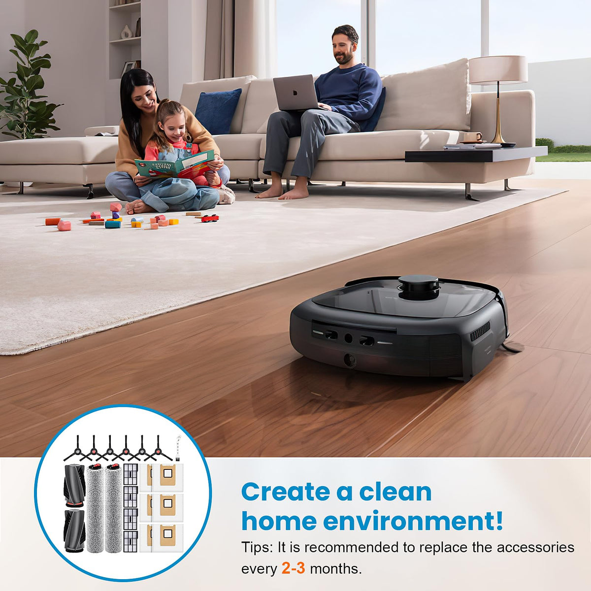 KTNAid Eufy E25 Omni filters trap micro-particles to maintain air quality