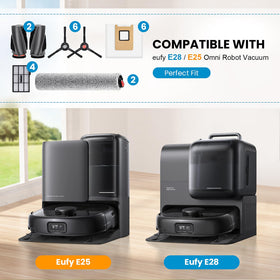 KTNAid Eufy E28 Omni dust bags provide high capacity storage for longer cleanings
