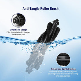 KTNAid eufy L60 side brushes cover edges for thorough room cleaning
