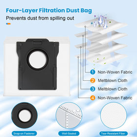 KTNAid Mop Pad: microfiber absorbs spills quickly for streak-free floors.
