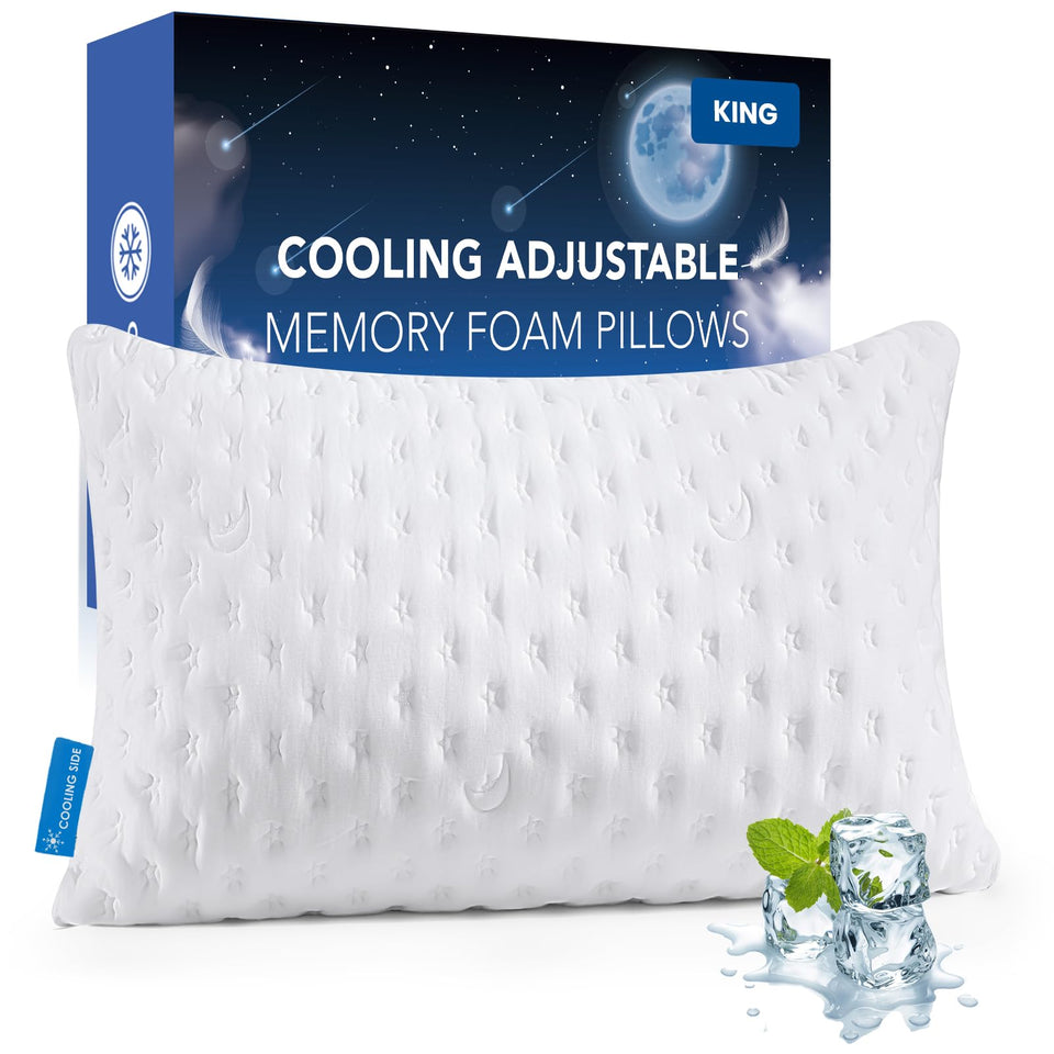Kucey cooling side-sleeper pillow main promotes breathable comfort all night.