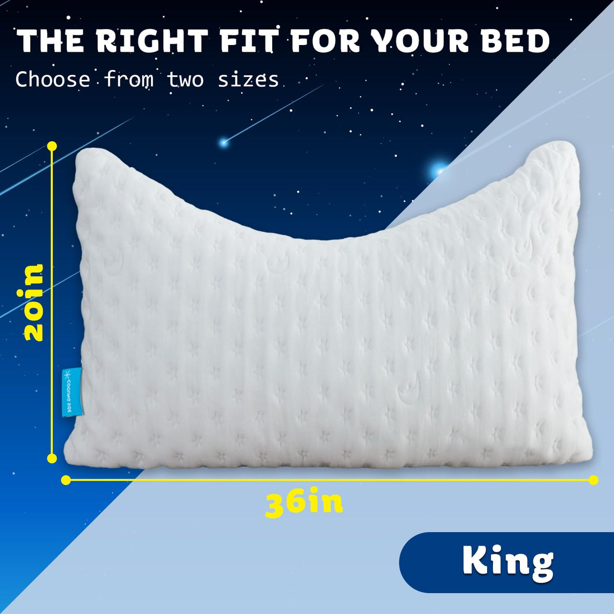 KUCEY gift-ready two-pillow set suits holidays and special occasions.