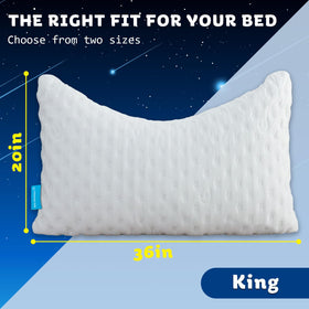 KUCEY gift-ready two-pillow set suits holidays and special occasions.